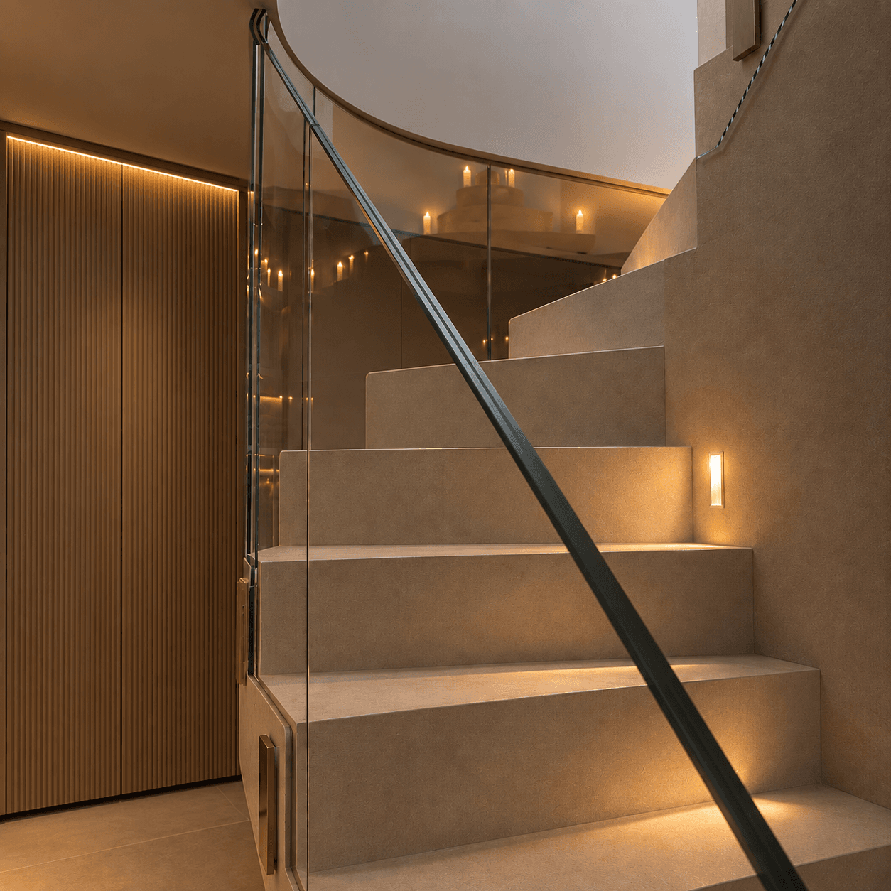 Garde-corps d'escalier